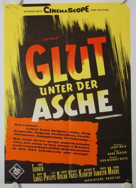 Glut unter der Asche originales deutsches Filmplakat